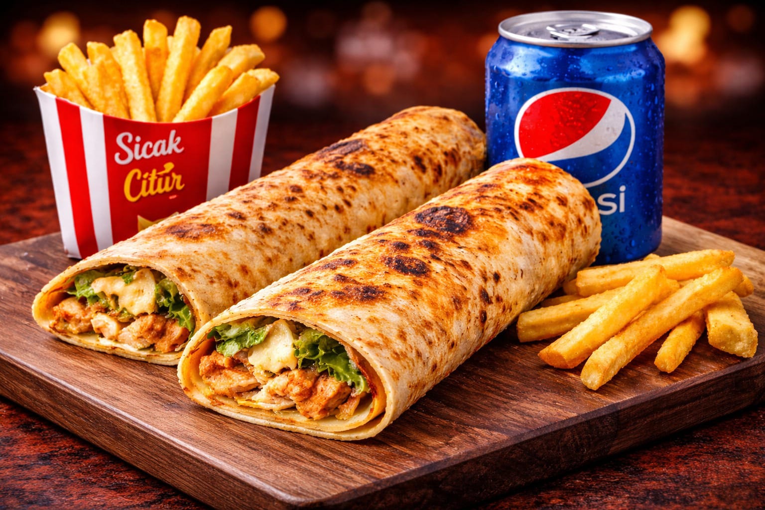 Döner 100GR + Cips + Kola